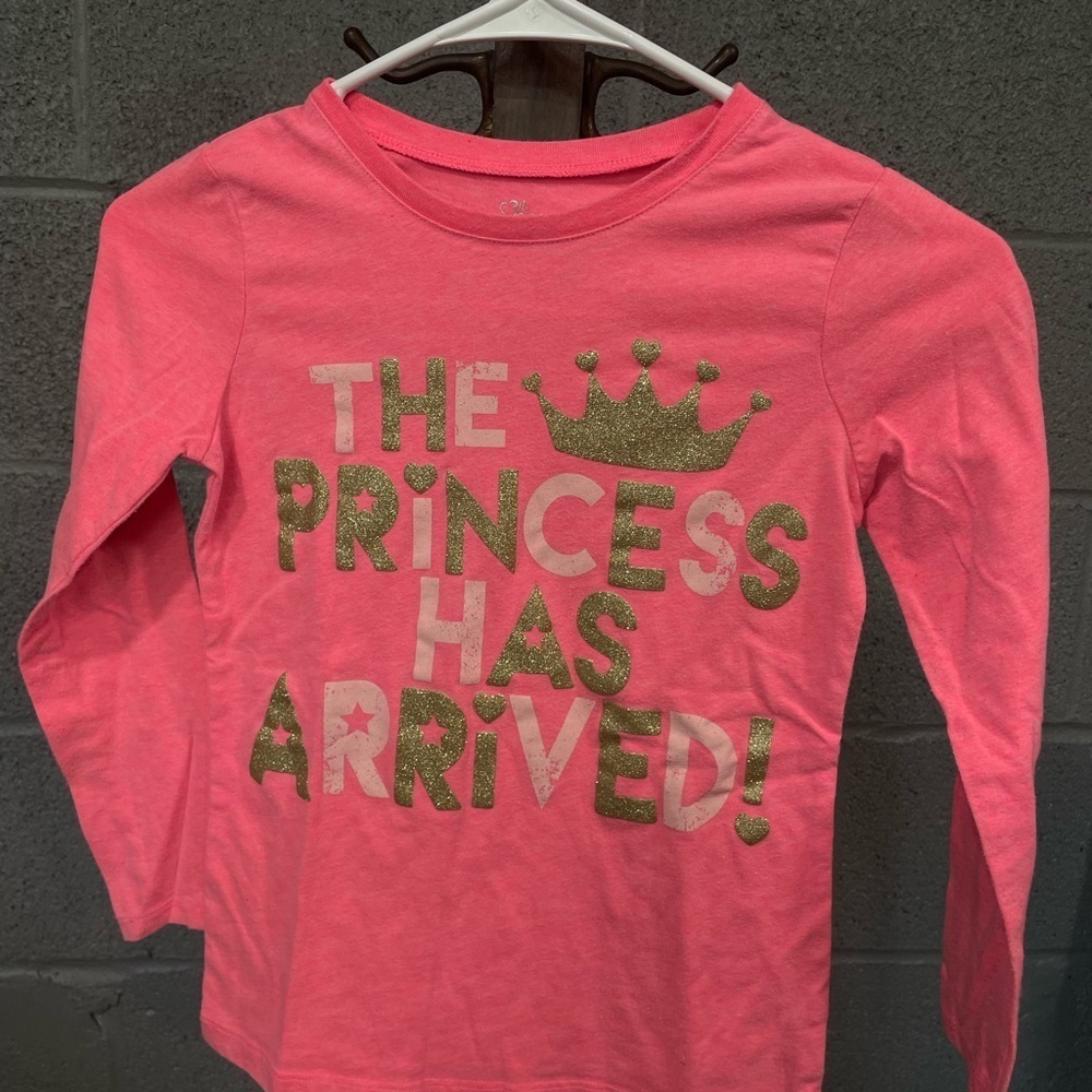 Place Pink and Gold Long Sleeve Tee